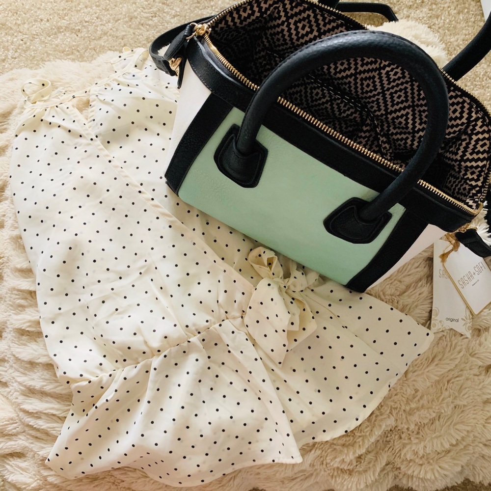 Sasha + Sofi Teal Purse